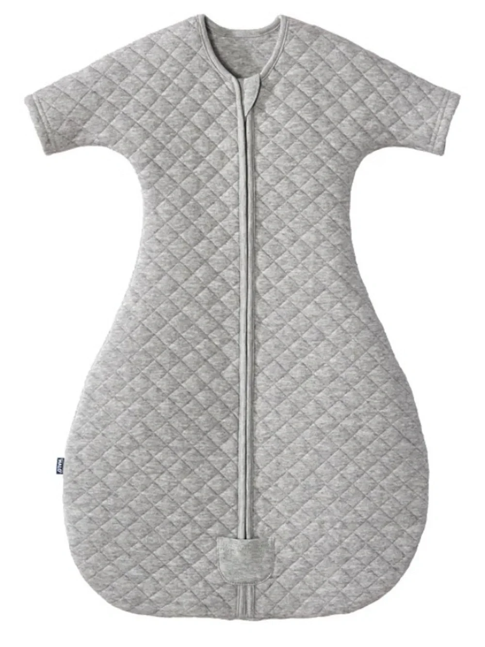 Halo Gray Quilted Sleepsack Easy Transition